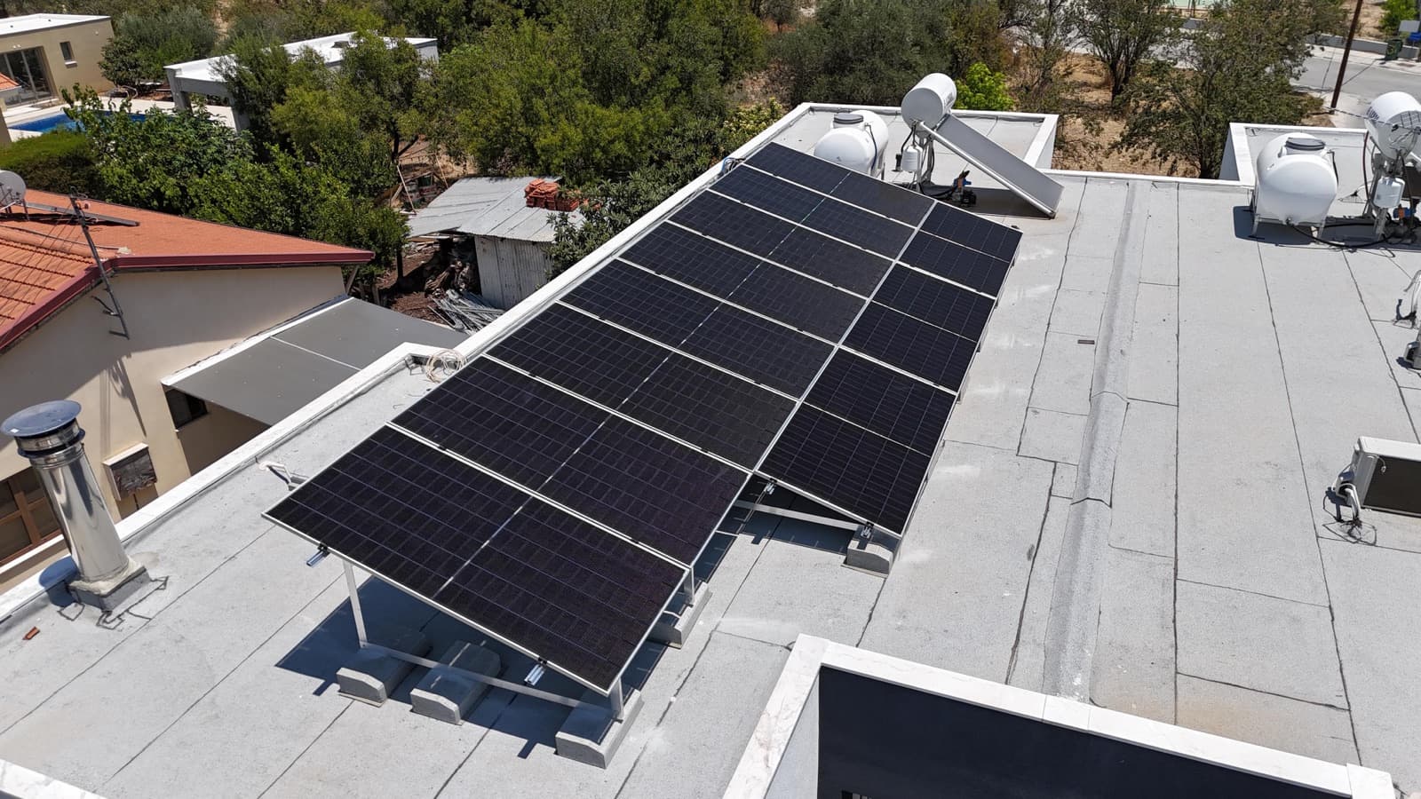 6.49 kWp Flat Roof Solar
